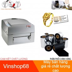 Combo TV01 trọn bộ máy in tem nhãn vàng bạc trang sức: Máy in Godex EZ1100 + Decal 40x11 + Mực ATM200